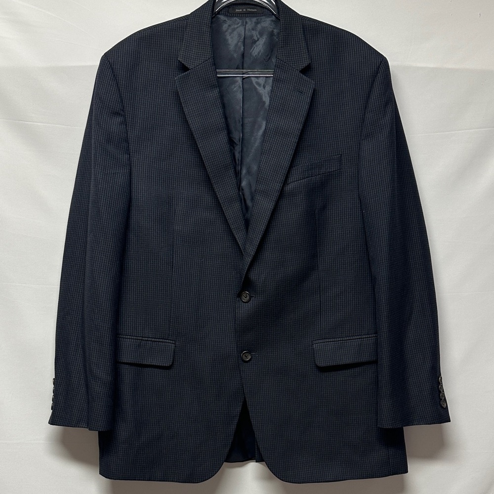 Lauren Ralph Lauren Men’s 46L Navy Rayon Blend Blazer Jacket